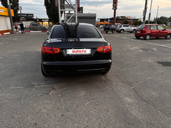 2009 Audi A6 III (C6) Рестайлинг, чёрный, 1250000 рублей - вид 3