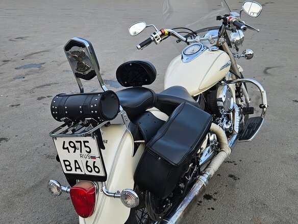 2002 Yamaha XVS1100, бежевый, 655000 рублей - вид 13