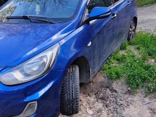 2013 Hyundai Solaris I, синий, 600000 рублей, вид 5