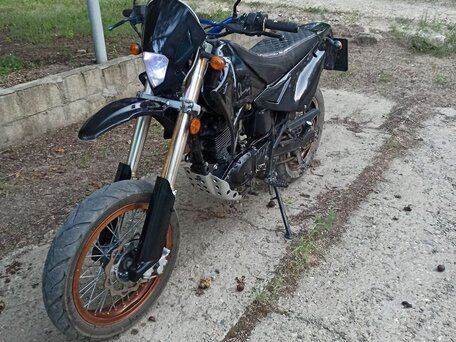 2012 Baltmotors Motard 200, чёрный, 99000 рублей, вид 5