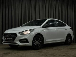 2018 Hyundai Solaris II, белый, 799777 рублей, вид 1