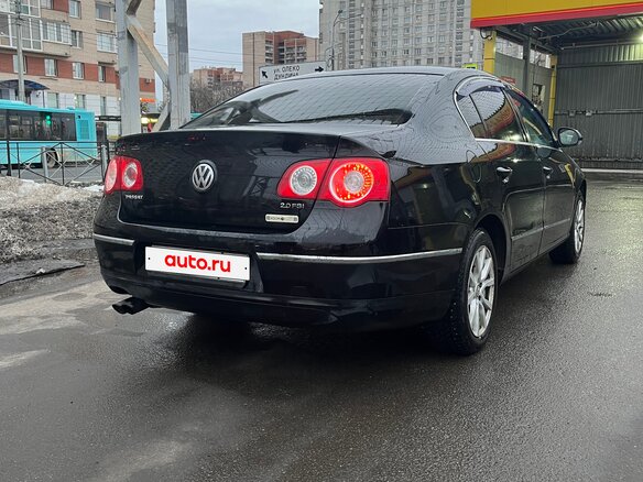 2007 Volkswagen Passat B6, чёрный, 440000 рублей - вид 9