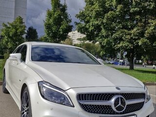 2017 Mercedes-Benz CLS 350 BlueTEC II (C218) Рестайлинг, белый, 4500000 рублей, вид 4