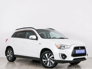 2014 Mitsubishi ASX I Рестайлинг, белый, 1349000 рублей, вид 1
