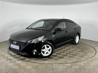 2021 Hyundai Solaris II Рестайлинг, чёрный, 1670000 рублей, вид 1