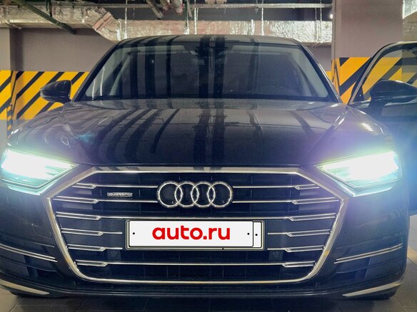 2020 Audi A8 Long 55 TFSI IV (D5), чёрный, 4250000 рублей - вид 1