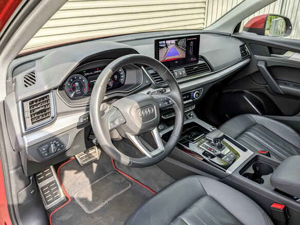 2021 Audi Q5 45 TFSI II (FY) Рестайлинг, красный, 4199000 рублей - вид 16