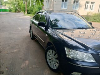 2008 Hyundai Sonata V (NF) Рестайлинг, чёрный, 650000 рублей, вид 1