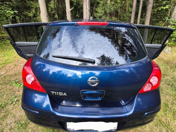 2011 Nissan Tiida I Рестайлинг, синий, 850000 рублей - вид 11