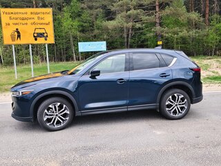 2022 Mazda CX-5 II Рестайлинг, синий, 3250000 рублей, вид 4