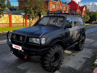 1996 Toyota Land Cruiser 80 Series Рестайлинг, чёрный, 1800000 рублей, вид 1