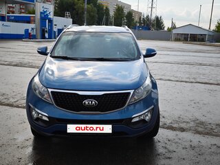 2015 Kia Sportage III Рестайлинг, синий, 1350000 рублей, вид 1