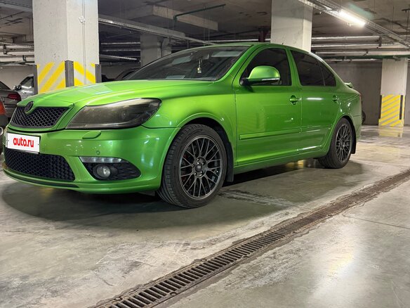 2012 Skoda Octavia RS II Рестайлинг, зелёный, 1499999 рублей - вид 5