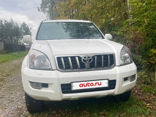 2008 Toyota Land Cruiser Prado 4-speed 120 Series Рестайлинг, белый, 1650000 рублей, вид 4