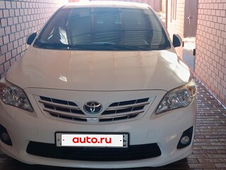 2010 Toyota Corolla X (E140, E150) Рестайлинг, белый, 1600000 рублей, вид 1