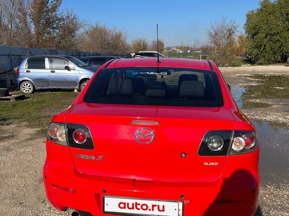 2008 Mazda 3 I (BK) Рестайлинг, красный, 600000 рублей - вид 1