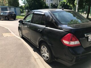 2012 Nissan Tiida I Рестайлинг, чёрный, 255000 рублей, вид 5