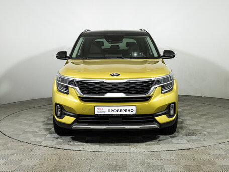 2020 Kia Seltos I, жёлтый, 2160900 рублей, вид 2