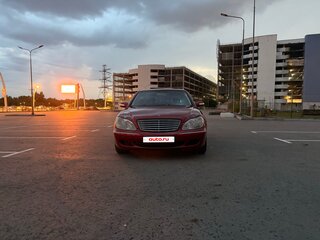 2003 Mercedes-Benz S-Класс 350 IV (W220) Рестайлинг, красный, 900000 рублей, вид 2