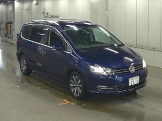 2021 Volkswagen Sharan II Рестайлинг, синий, 1200000 рублей, вид 2