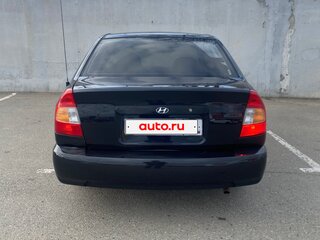 2006 Hyundai Accent ТагАЗ II, чёрный, 269000 рублей, вид 5
