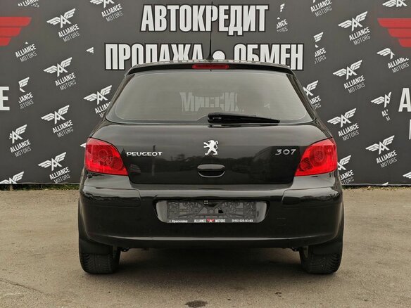 2007 Peugeot 307 I Рестайлинг, чёрный, 569000 рублей - вид 5