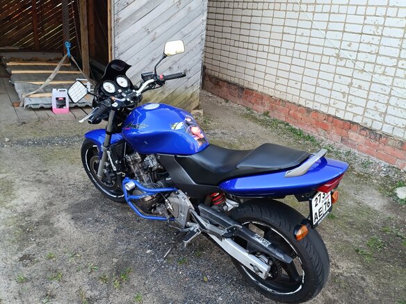 2001 Honda CB 600F Hornet, синий, 299999 рублей - вид 4