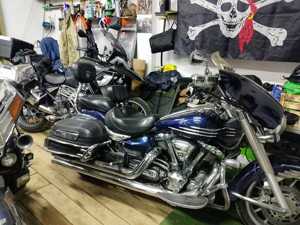 2007 Yamaha XV 1900, синий, 850000 рублей - вид 2