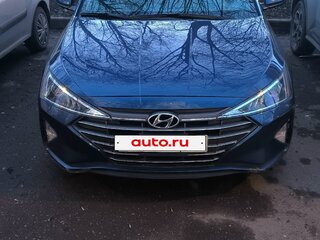 2020 Hyundai Elantra VI (AD) Рестайлинг, синий, 1650000 рублей, вид 3