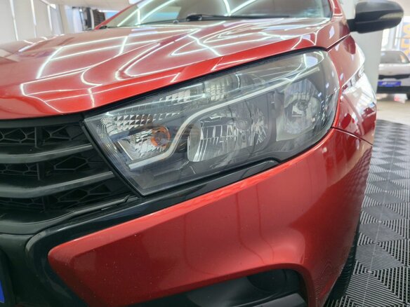 2016 Lada (ВАЗ) Vesta I, красный, 749000 рублей - вид 6