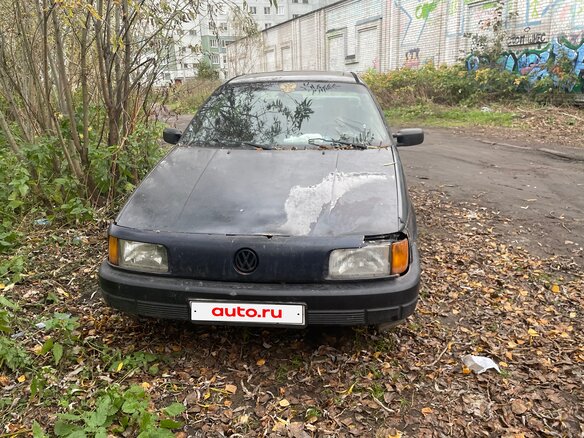1992 Volkswagen Passat B3, синий, 40000 рублей