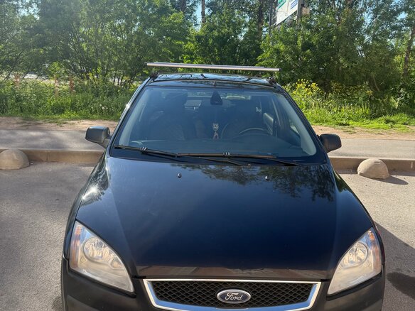2007 Ford Focus II, чёрный, 350000 рублей