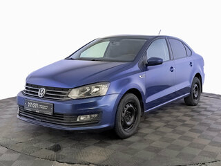 2019 Volkswagen Polo V Рестайлинг, синий, 1200000 рублей, вид 1
