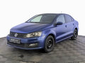 2019 Volkswagen Polo V Рестайлинг, синий, 1195000 рублей