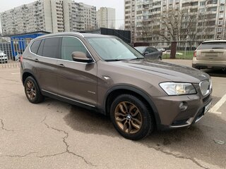 2012 BMW X3 28i xDrive II (F25), коричневый, 1400000 рублей, вид 3