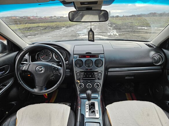 2006 Mazda 6 I (GG) Рестайлинг, синий, 380000 рублей
