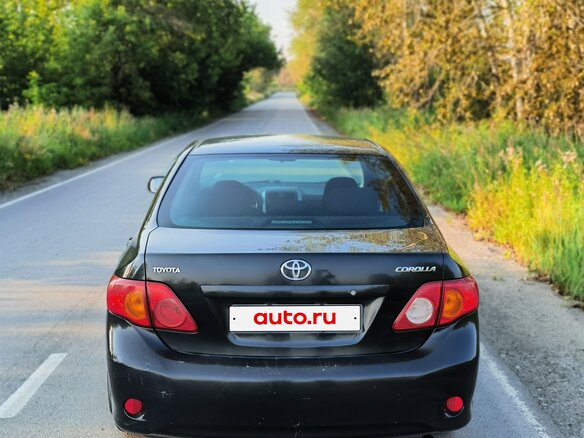 2007 Toyota Corolla X (E140, E150), чёрный, 720000 рублей - вид 7
