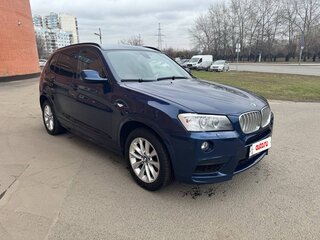 2013 BMW X3 35d xDrive II (F25), синий, 3000000 рублей, вид 3