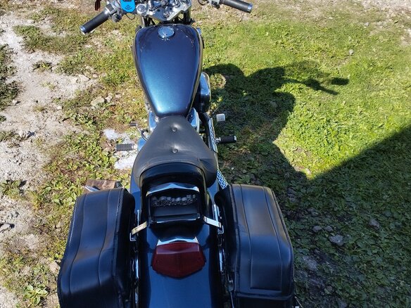 1991 Honda Steed 400, синий, 230000 рублей - вид 8