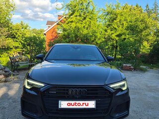 2019 Audi A6 45 TFSI V (C8), серый, 3550000 рублей, вид 3