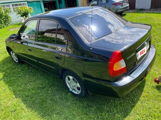 2008 Hyundai Accent ТагАЗ II, чёрный, 350000 рублей, вид 5