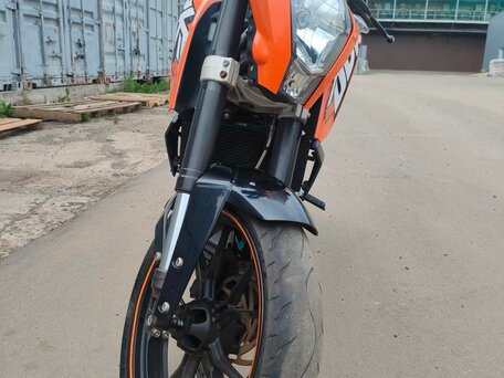 2012 KTM 200 Duke, оранжевый, 229000 рублей, вид 4