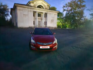 2016 Hyundai Solaris I Рестайлинг, красный, 710000 рублей, вид 2