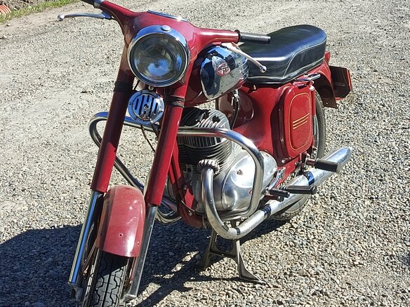 1968 Jawa 350/360, красный, 350000 рублей - вид 1