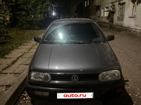 1993 Volkswagen Golf III, серый - вид 1