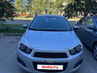 2012 Chevrolet Aveo II, серебристый, 730000 рублей, вид 2