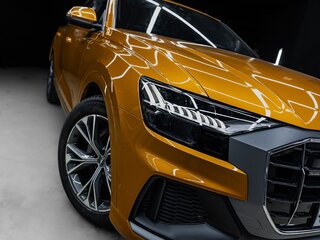2020 Audi Q8 50 TDI I (4M), оранжевый, 8600000 рублей, вид 5