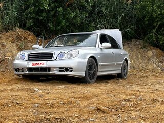 2006 Hyundai Sonata ТагАЗ IV (EF) Рестайлинг, серебристый, 300000 рублей, вид 1
