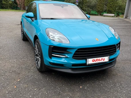 2019 Porsche Macan S I Рестайлинг, голубой, 5100000 рублей, вид 5