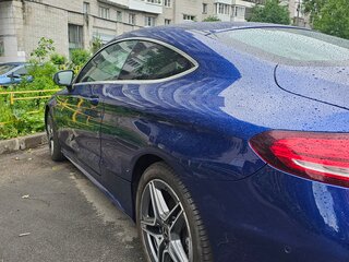2019 Mercedes-Benz C-Класс 200 IV (W205) Рестайлинг, синий, 2800000 рублей, вид 5